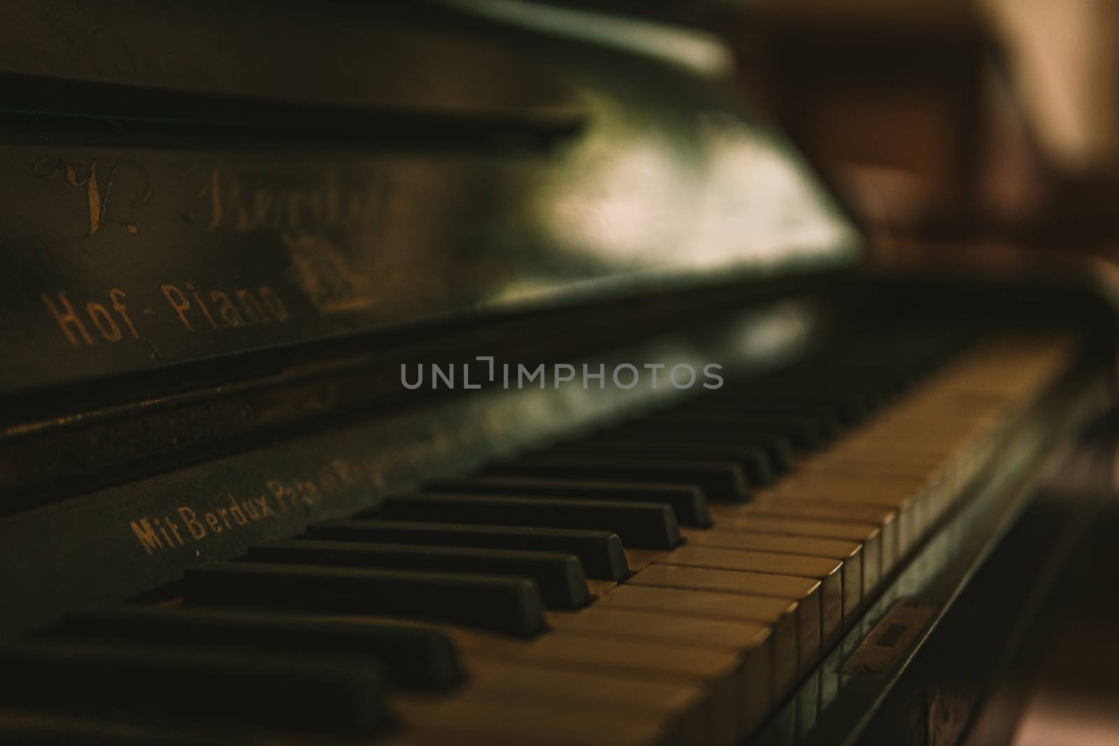 An old abandoned manor house with antique furniture and wonderful architecture by mindscapephotos