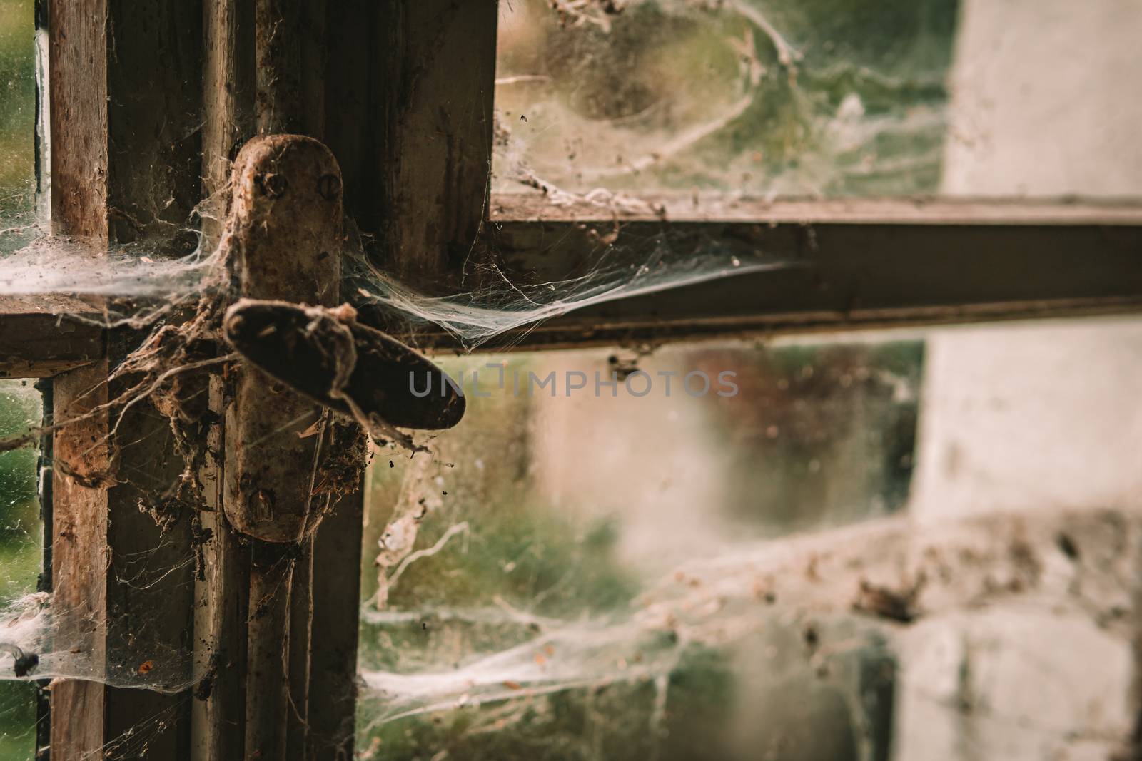 An old abandoned manor house with antique furniture and wonderful architecture by mindscapephotos