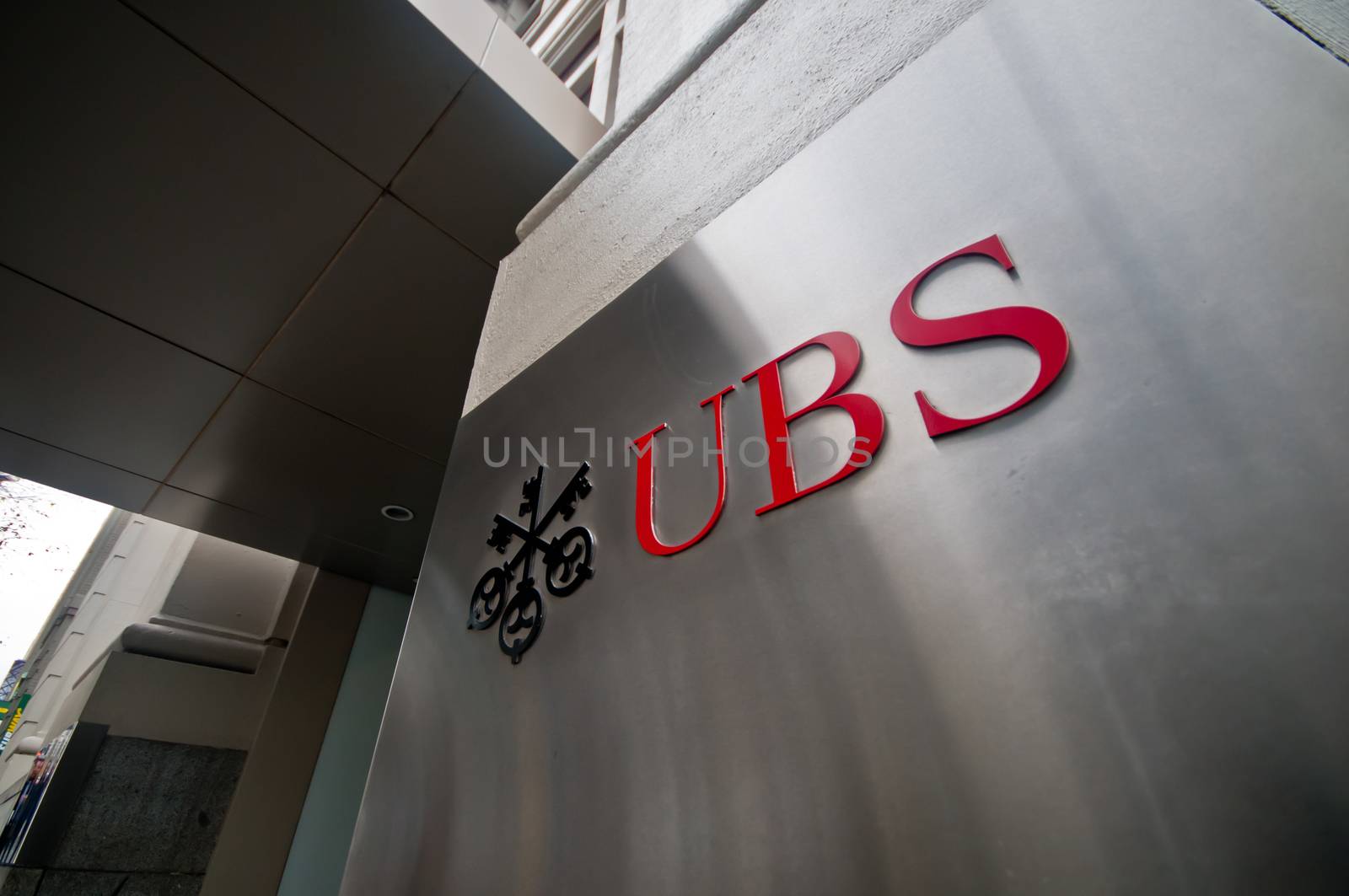 MELBOURNE, AUSTRALIA - JULY 26, 2018: UBS Investment Bank head q by eyeofpaul