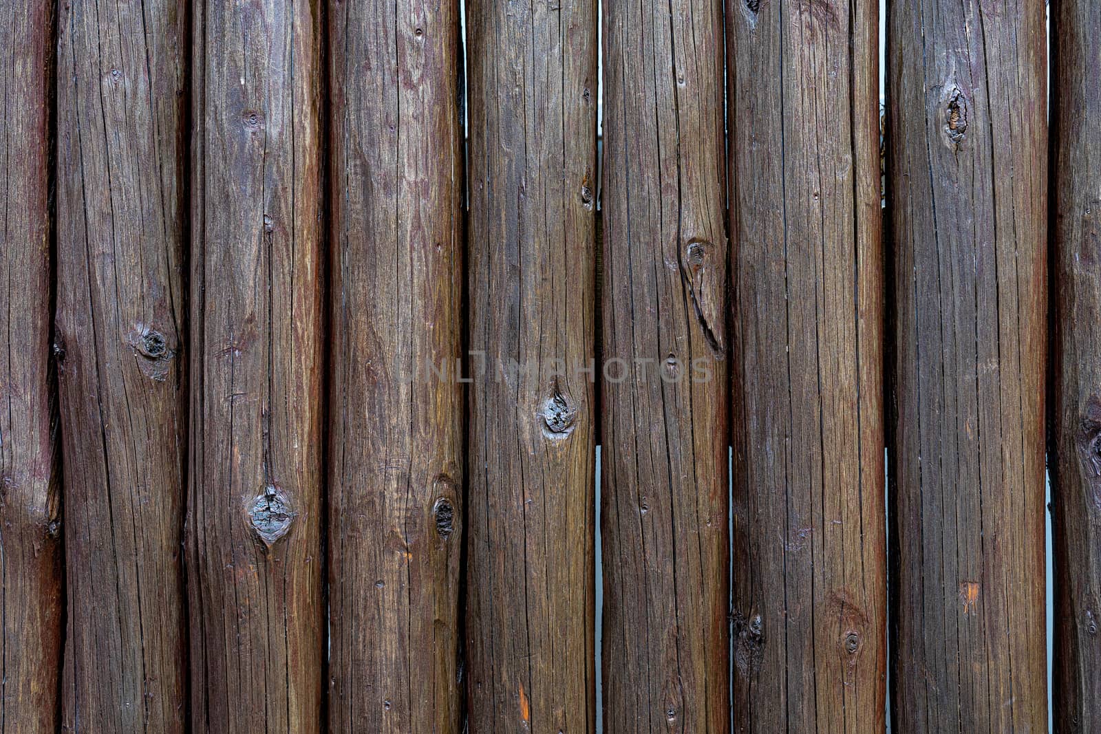 Image texture of brown wooden boards. Wooden fence