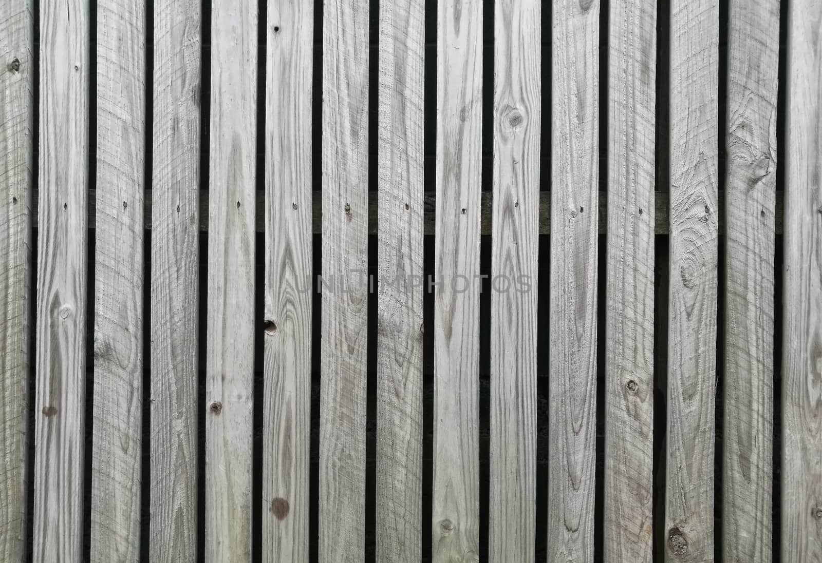Gray neat clean wooden plank board background by eyeofpaul