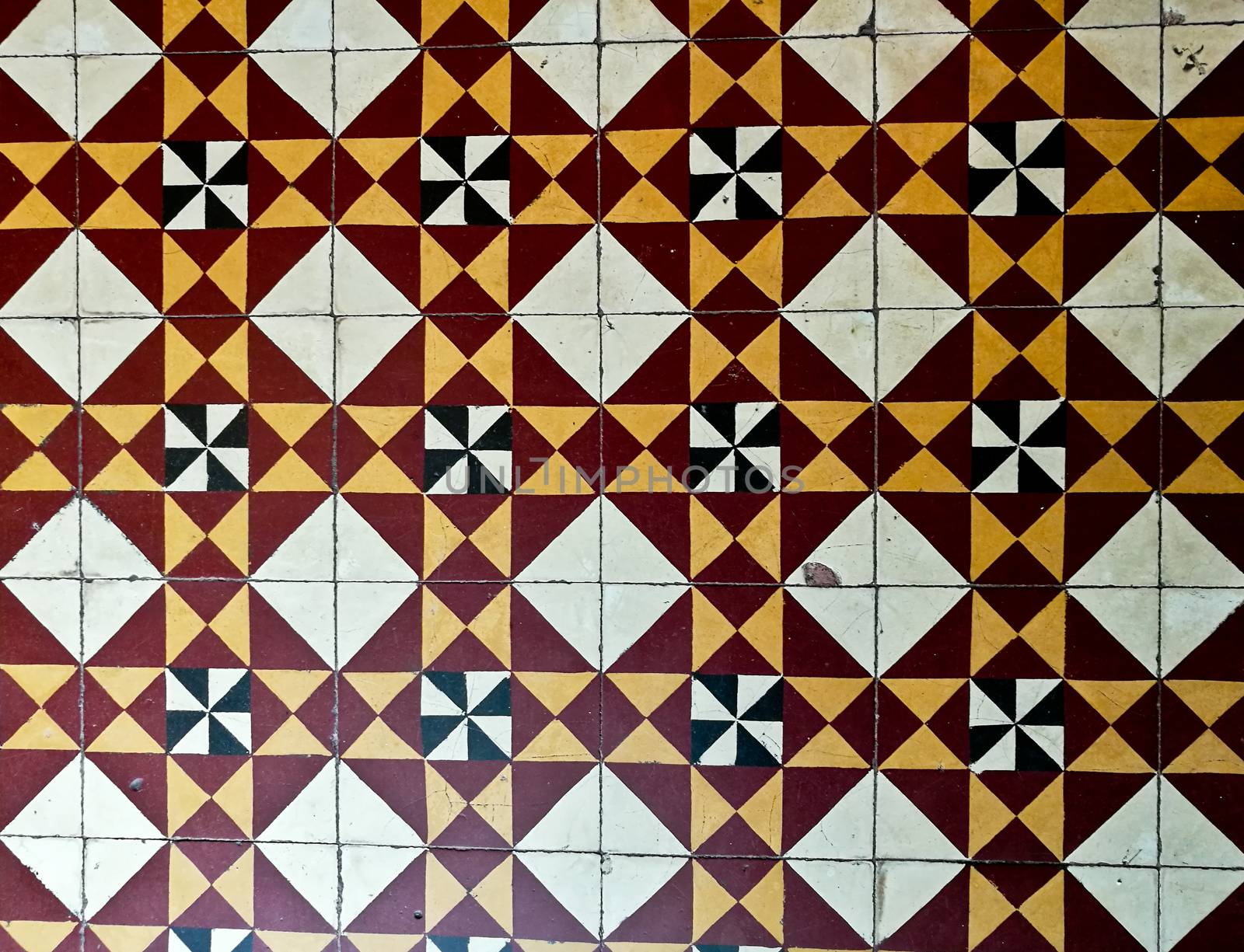 Moroccan tiles fancy floor background by eyeofpaul