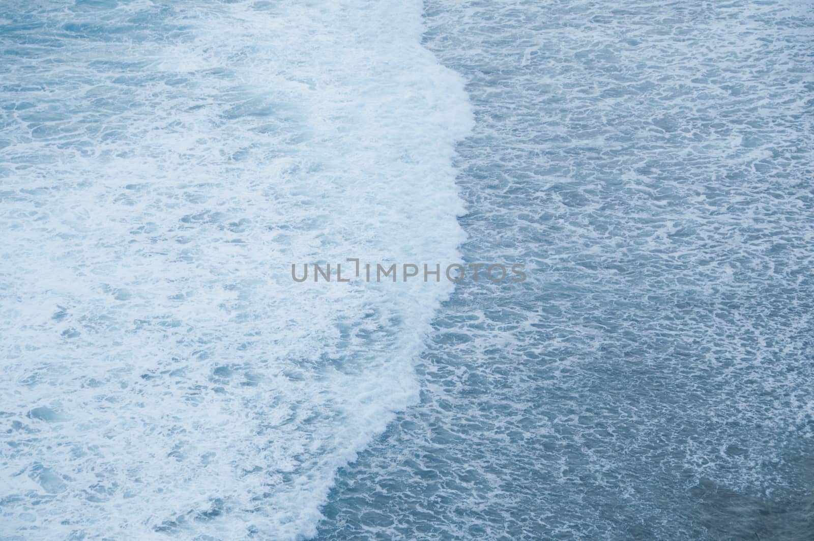 Dramatic sea ocean blue wave background by eyeofpaul