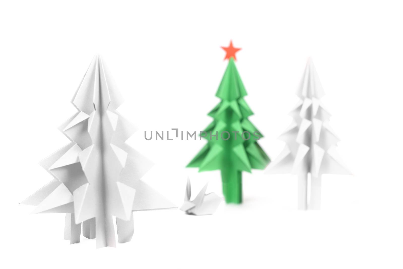 Origami Christmas tree by destillat