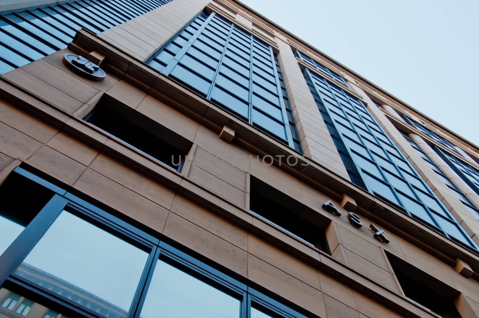 SYDNEY, AUSTRALIA - MAY 5, 2018: Corporate headquarters of ASX Australian Stock Exchange at 20 Bridge Street in Sydney NSW Australia.