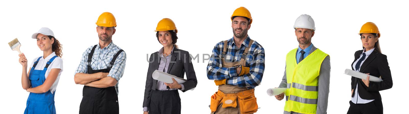 Construction industry workers by ALotOfPeople