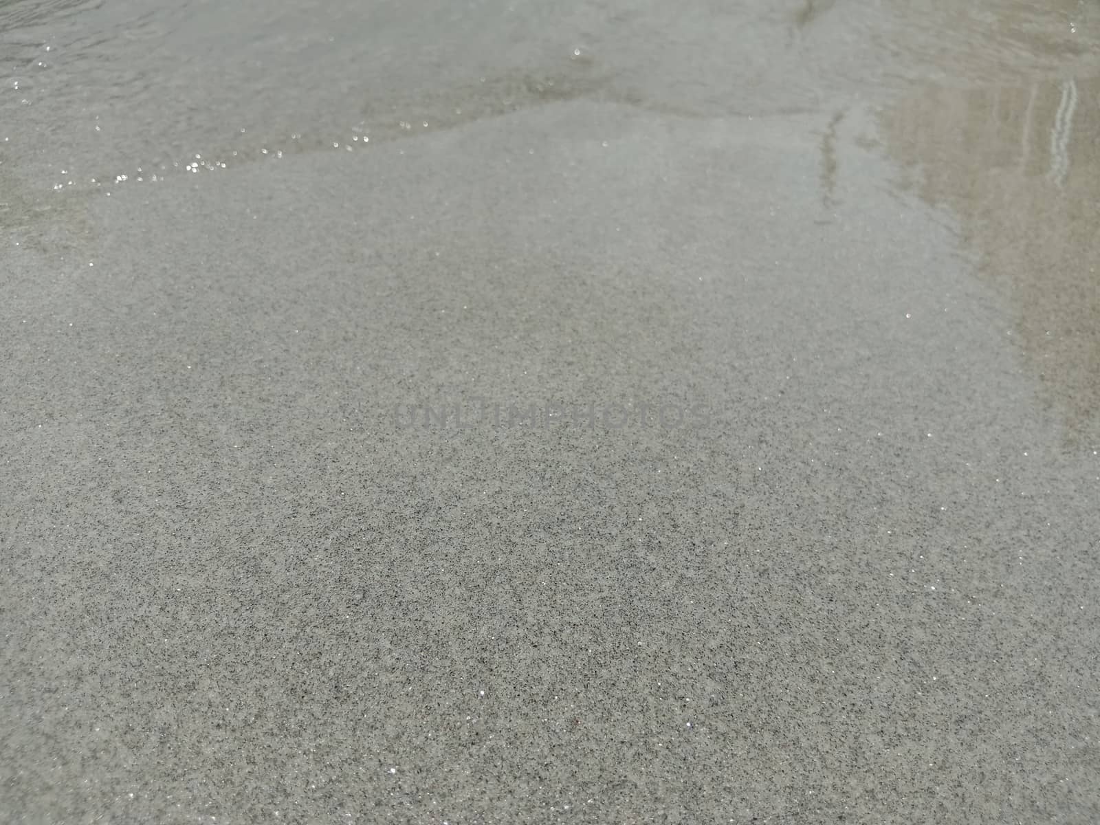 sand and water wave view in river