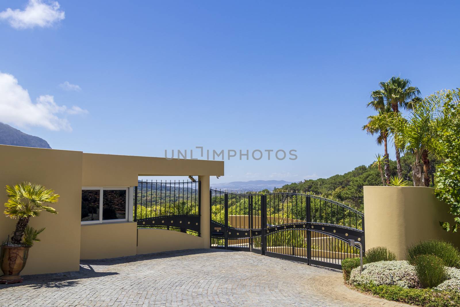 Luxurious property house villa in Bishopscourt, Cape Town, South Africa.