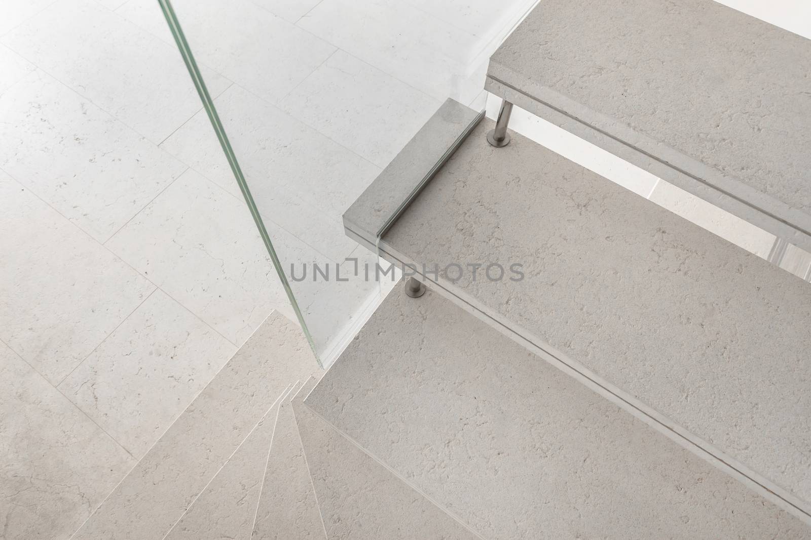 Grey microcement stairs by germanopoli