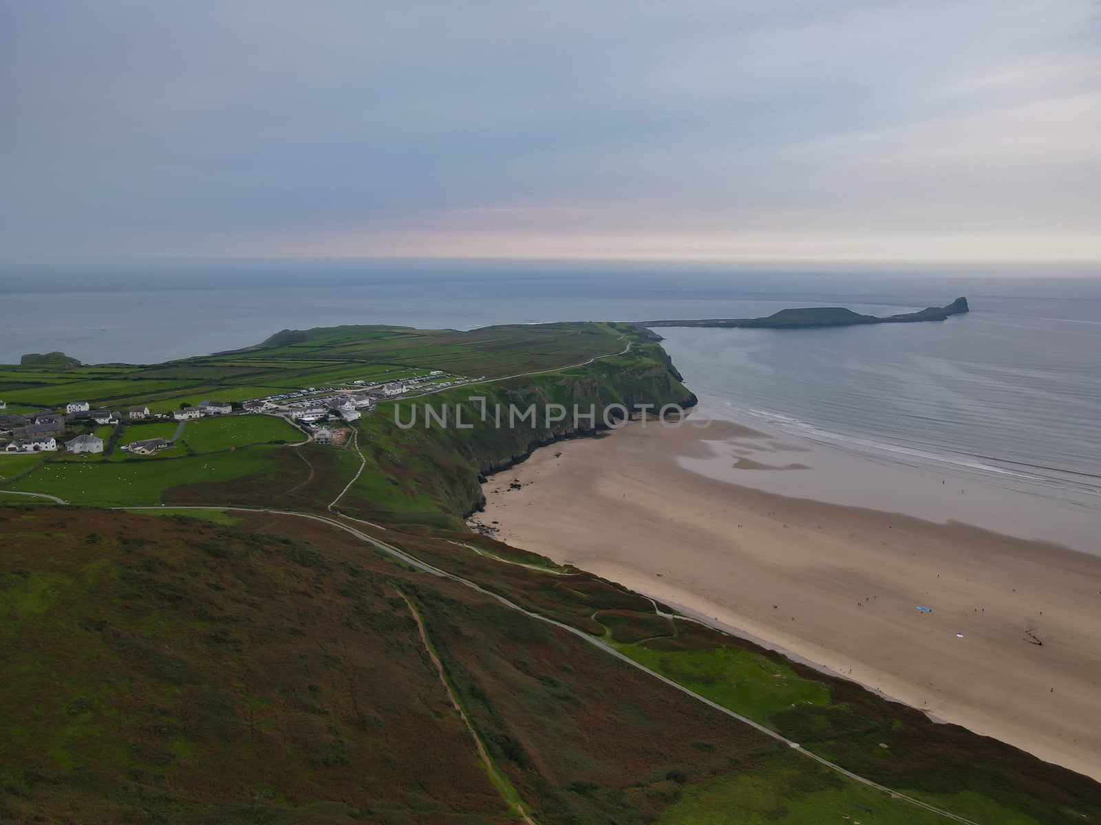 Stunning Cloud Formations Over Worms Head Overlooked From Rhossili Beach! by WCLUK