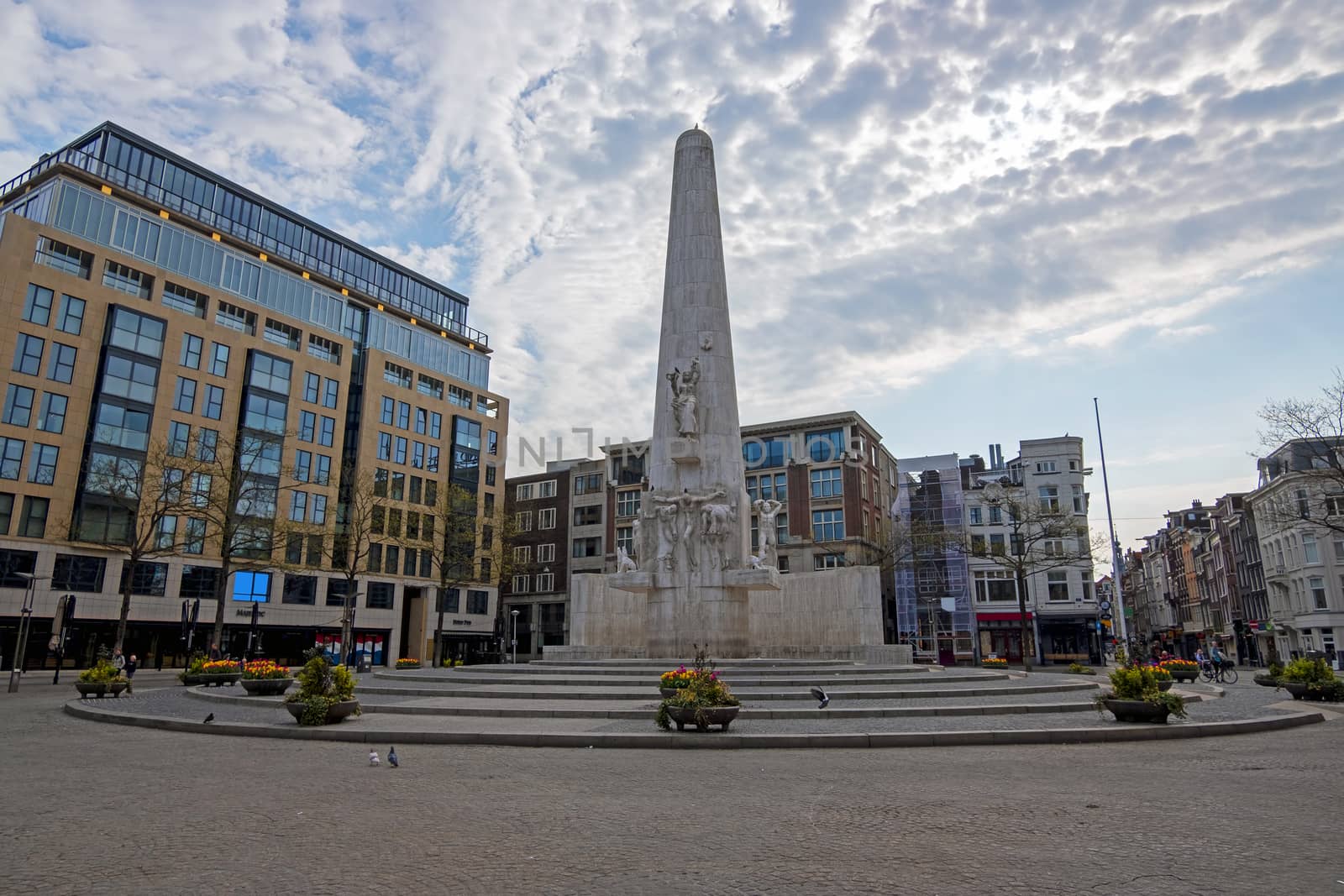 Monument on the Dam in Amsterdam in the Netherlands by devy