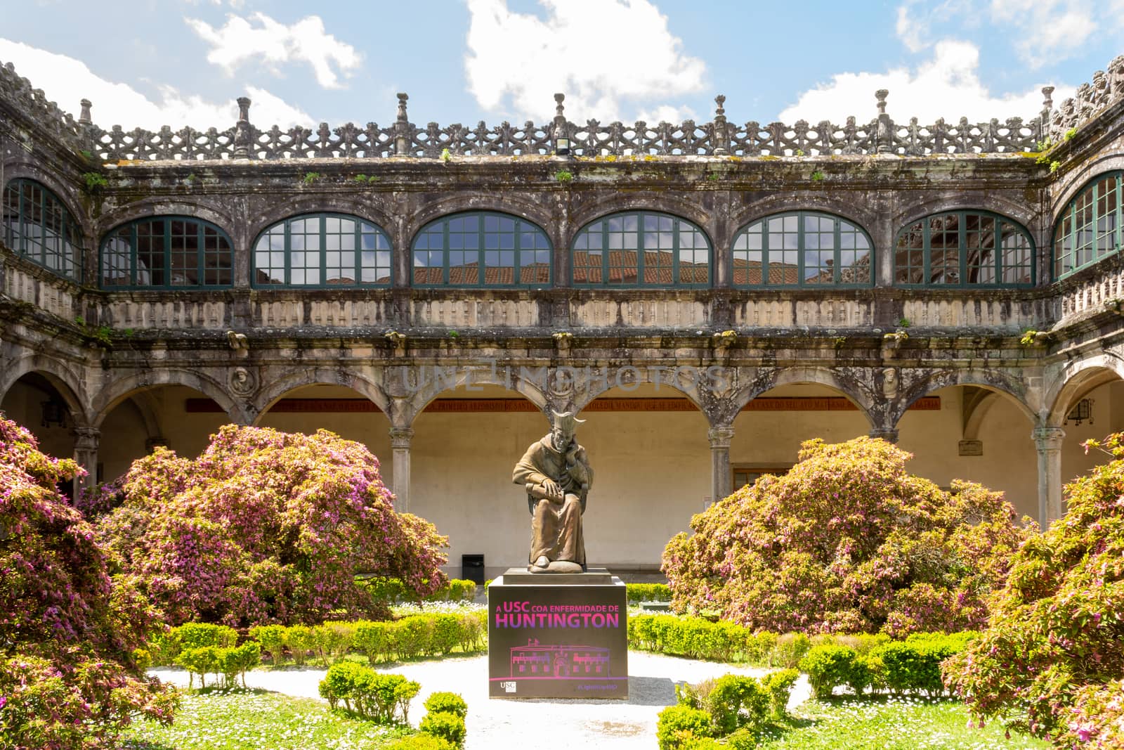 Gardens of Pazo of Fonseca in Santiago de Compostela by kb79