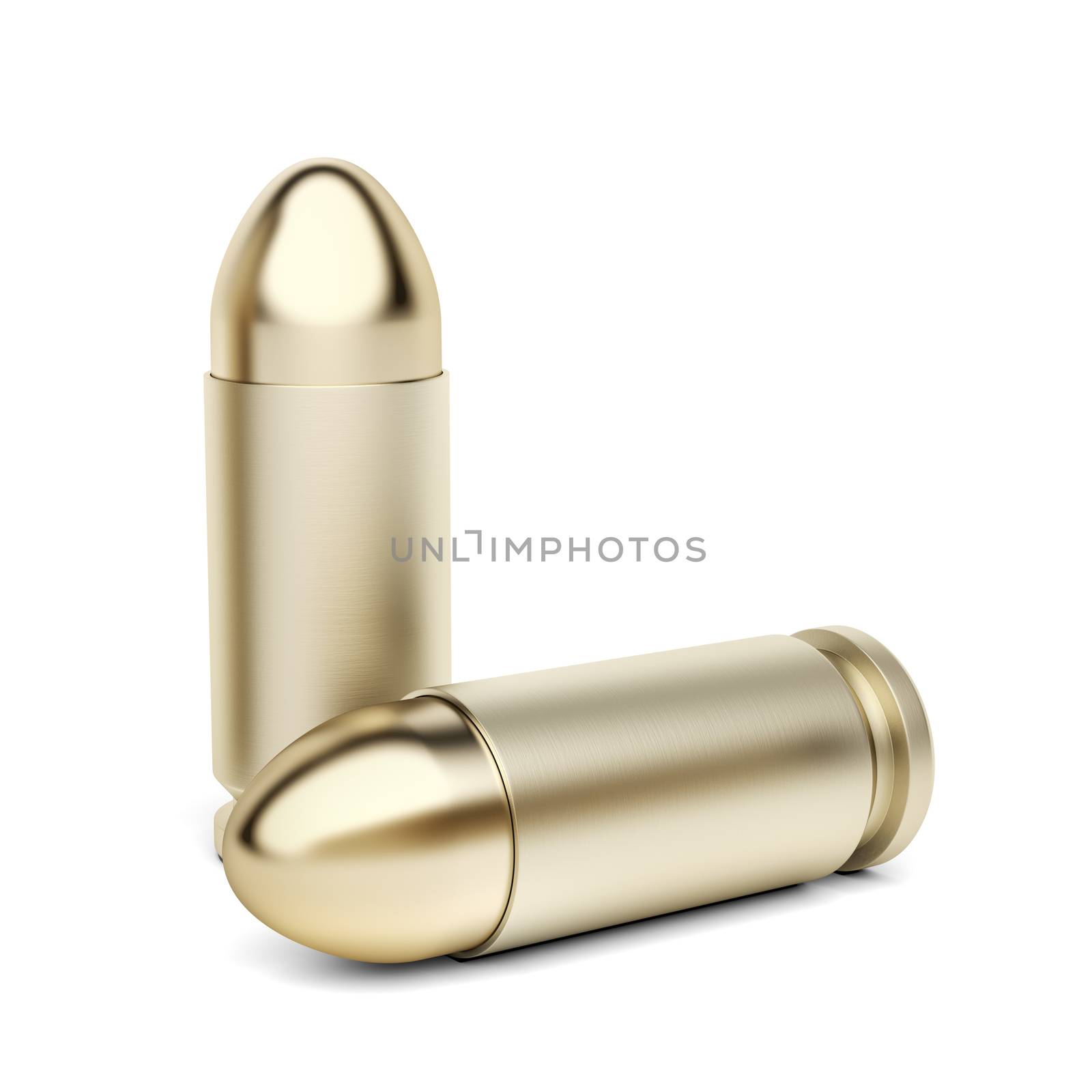 Two handgun bullets by magraphics