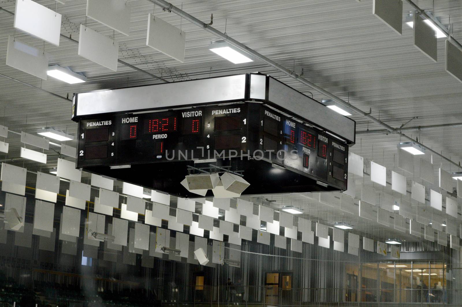 Scoreboard Above Centre Ice by AlphaBaby