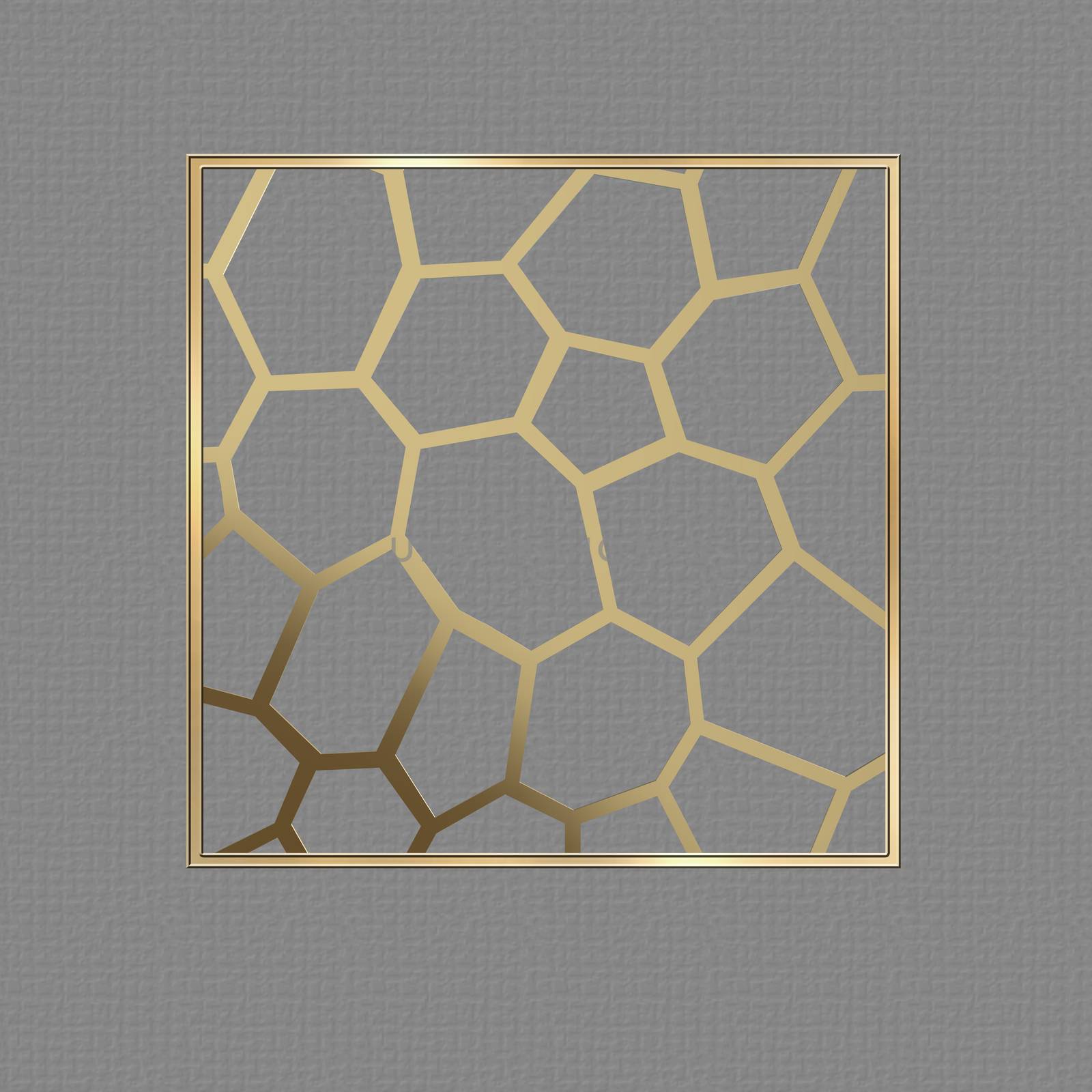 abstract gold design decoration by NelliPolk