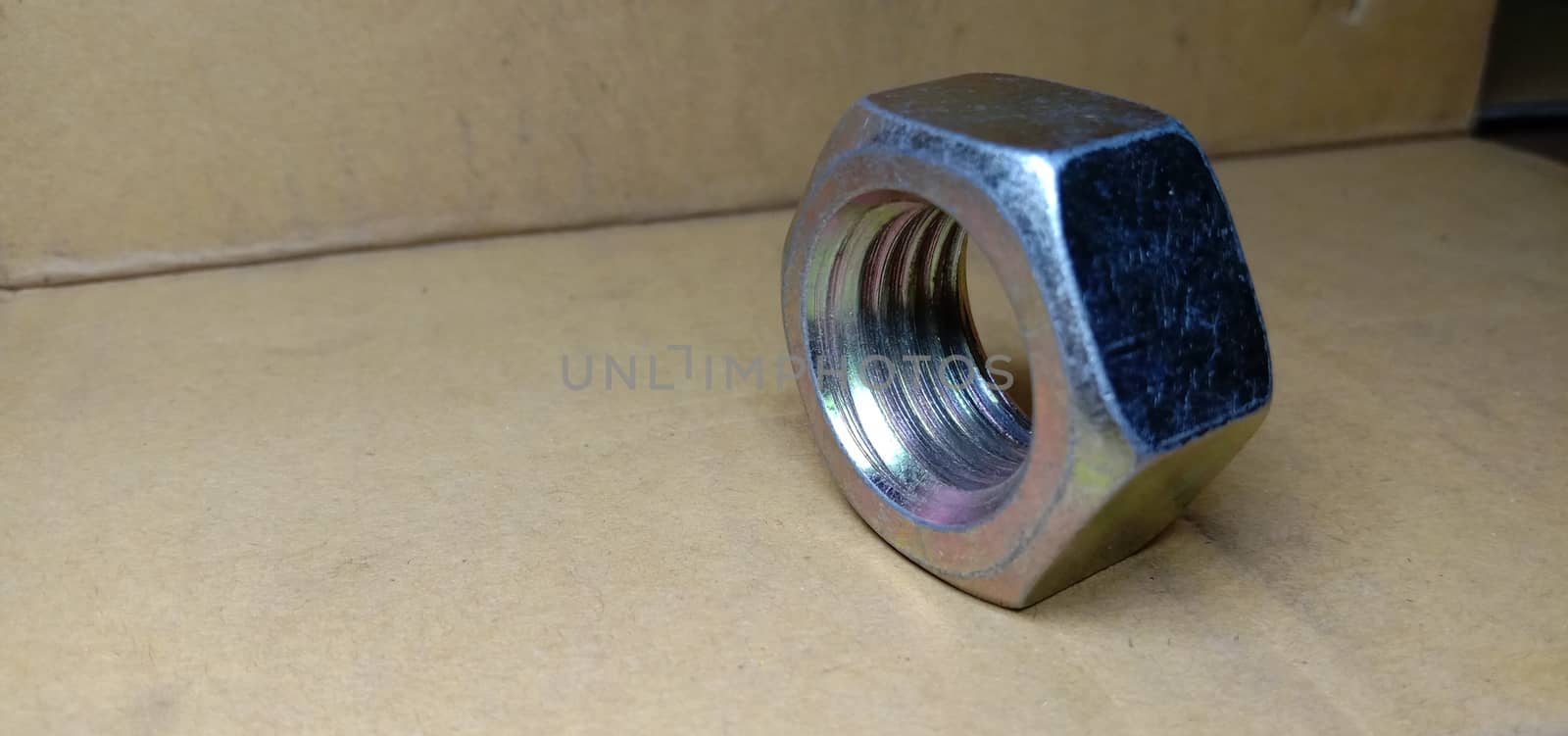 Iron Made Nut and Bolt Closeup For Sell