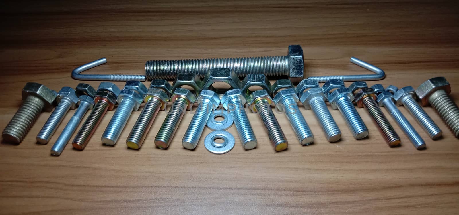 Iron Made Nut and Bolt Closeup For Sell