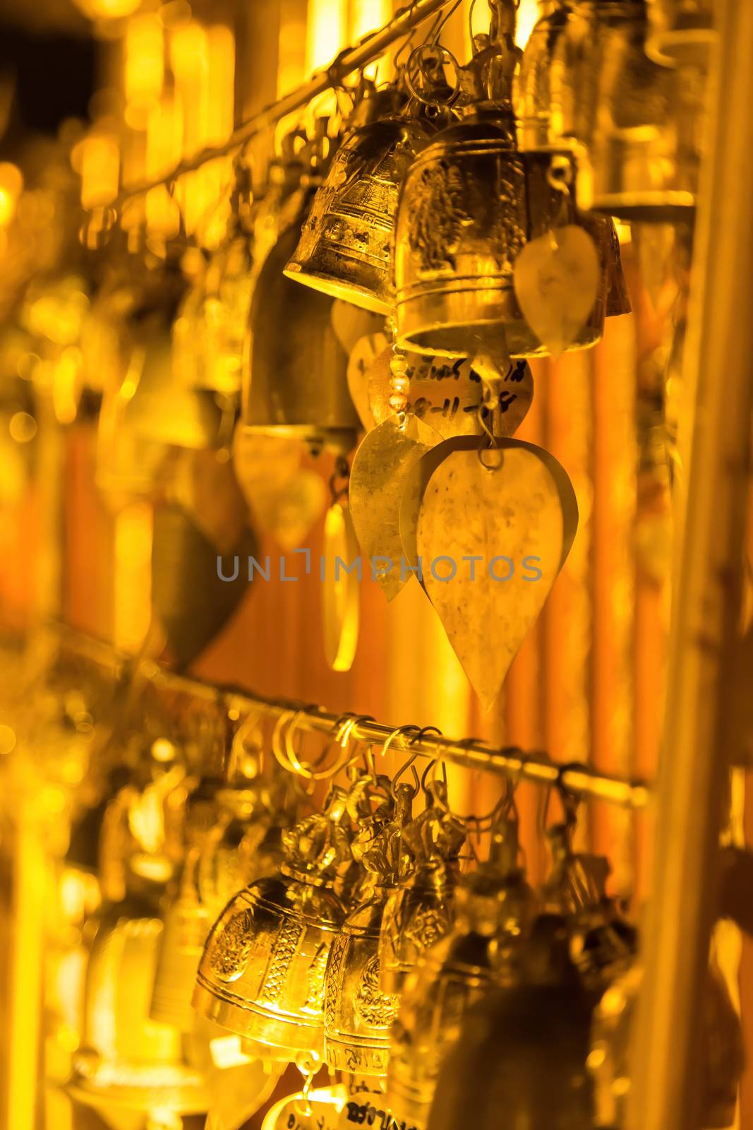 Wat Phra That Chang Mai Thailand 12.9.2015 golden Buddhist temple . High quality photo