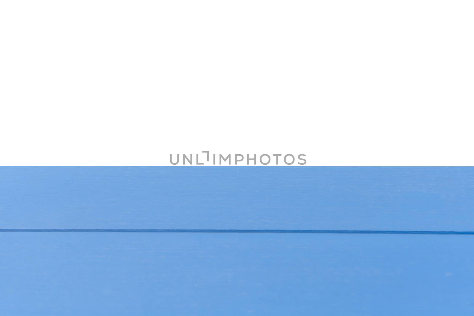 Blue wooden with copy space on white background by Buttus_casso