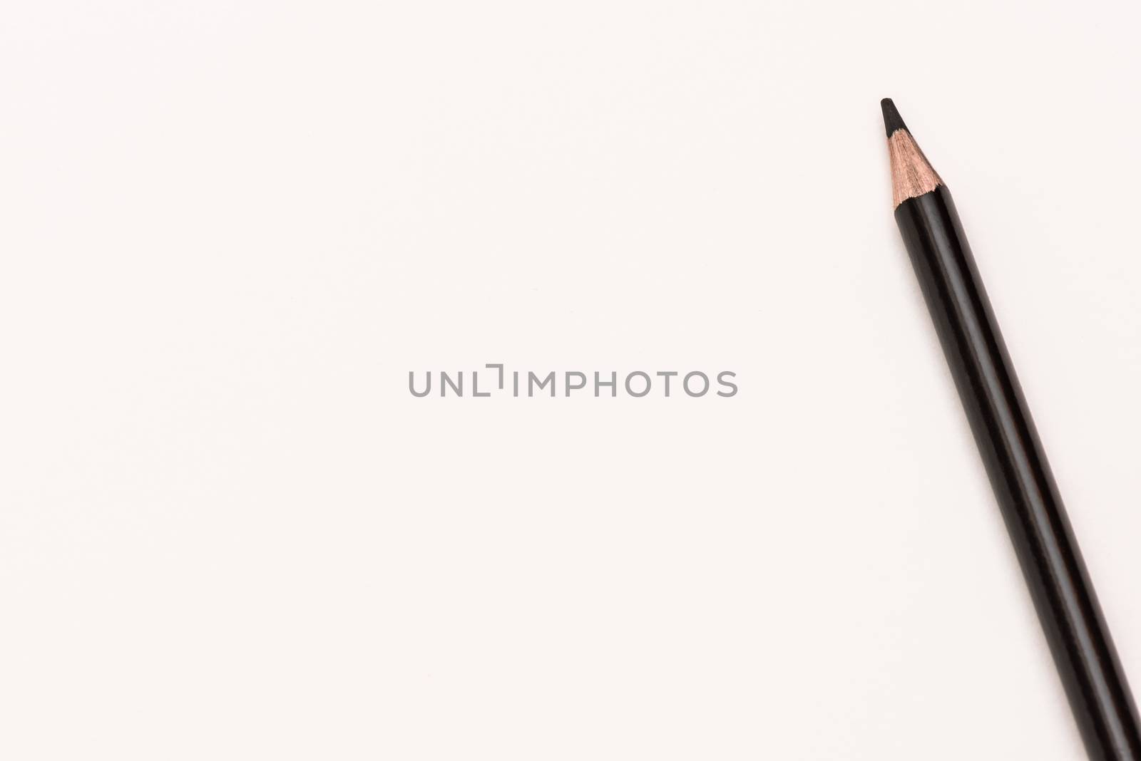 black pencil lay on white background, school design by Seva_blsv