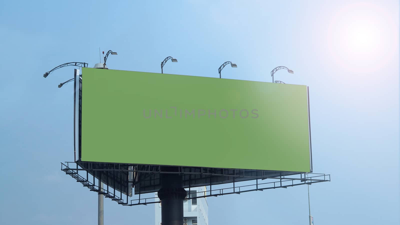 Blank billboard large size for outdoor advertising. by gnepphoto