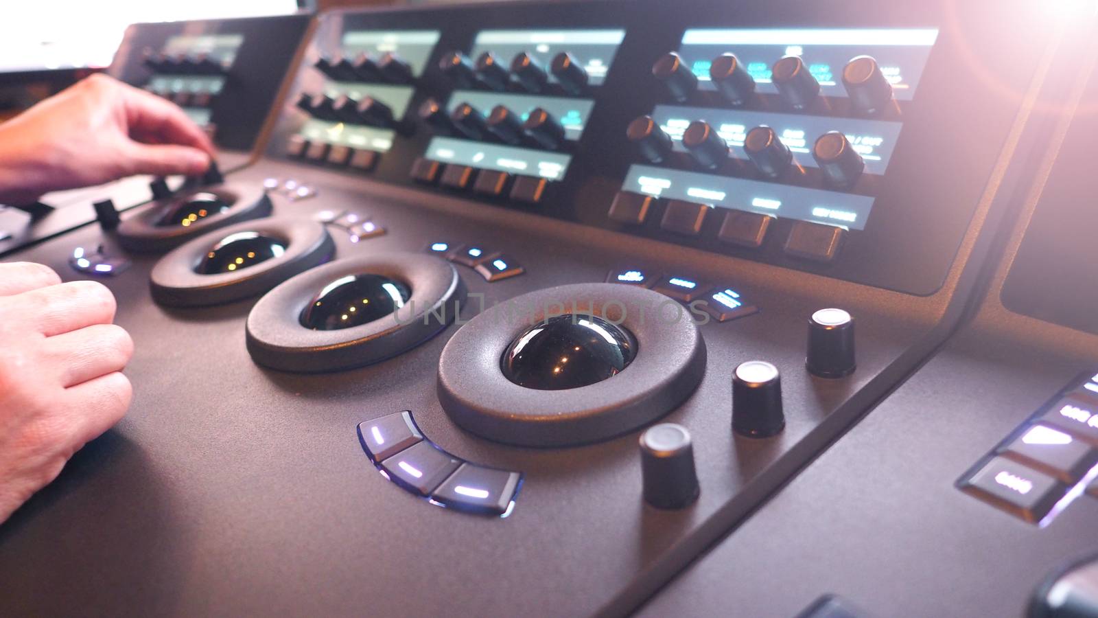 Color grading controller machine in telecine lab by gnepphoto