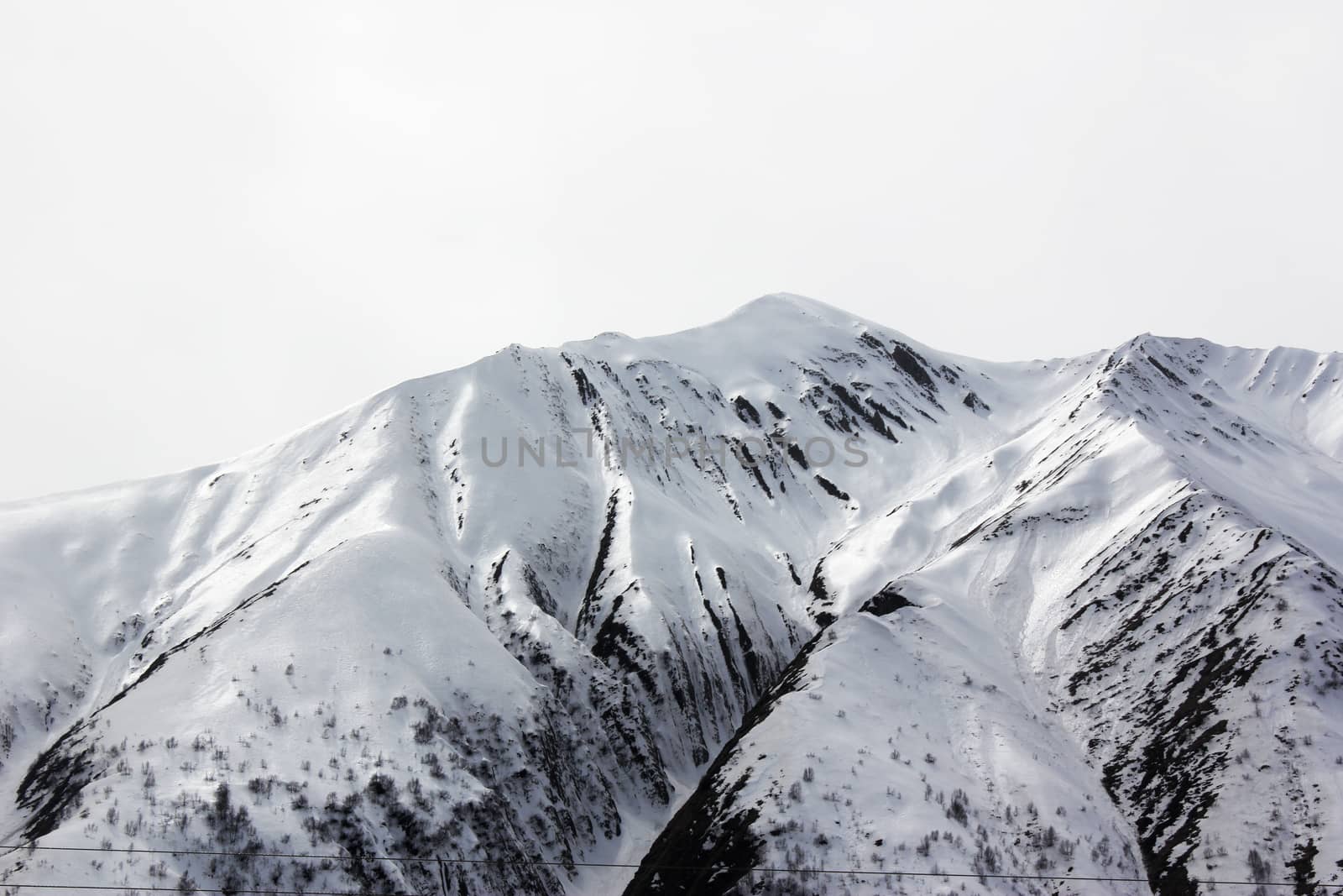 Beautiful view and mountain landscape in Georgia. Colorful places by Taidundua