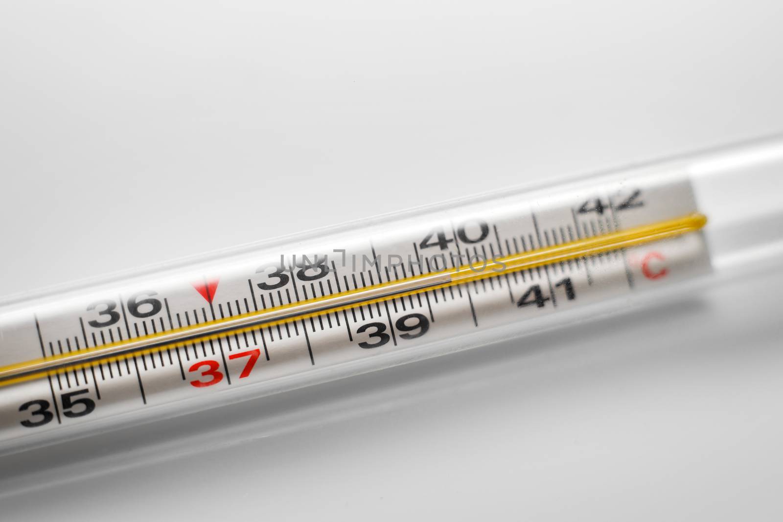 High temperature on a mercury thermometer by 9parusnikov