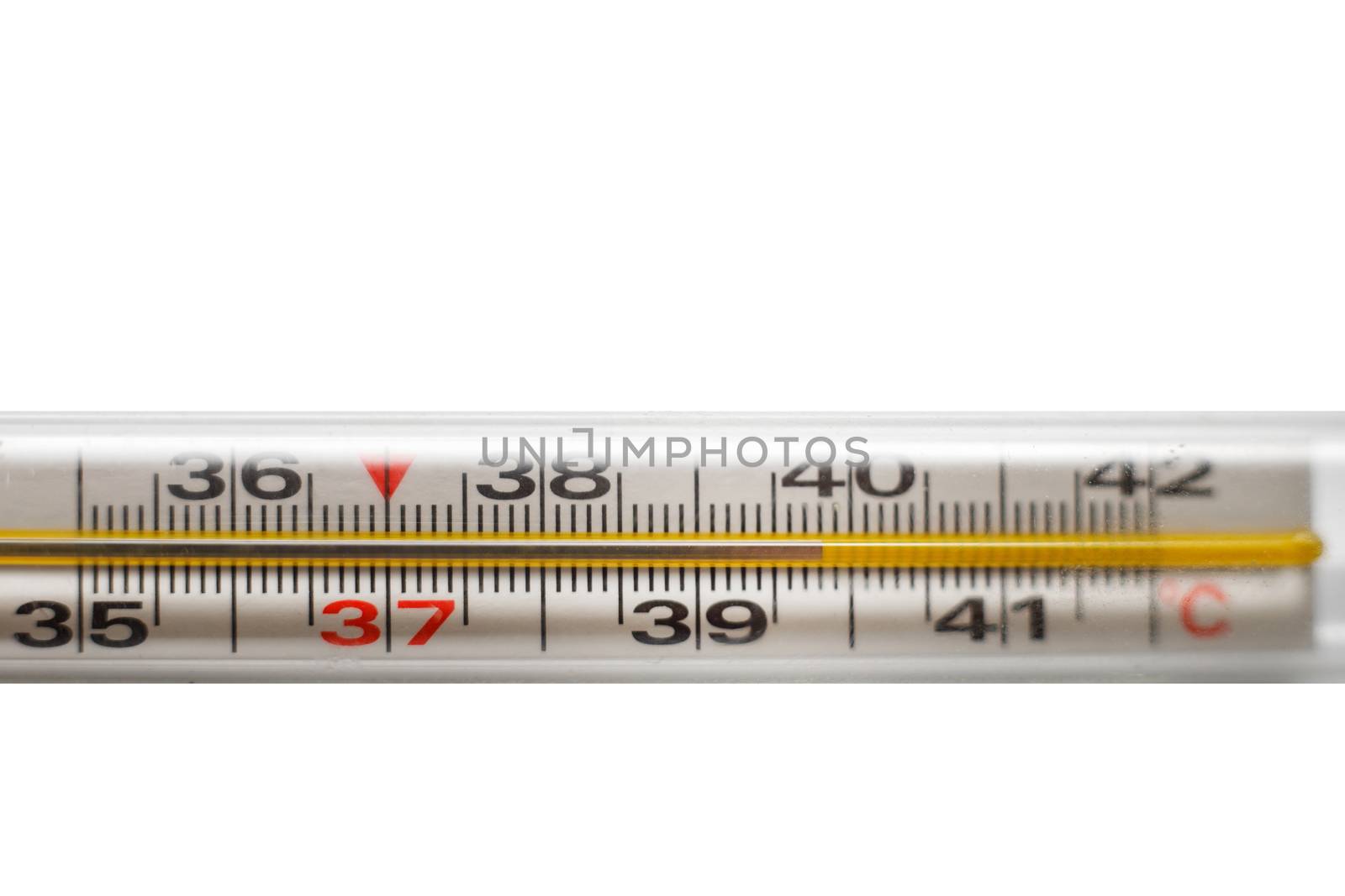 High temperature on a mercury thermometer by 9parusnikov