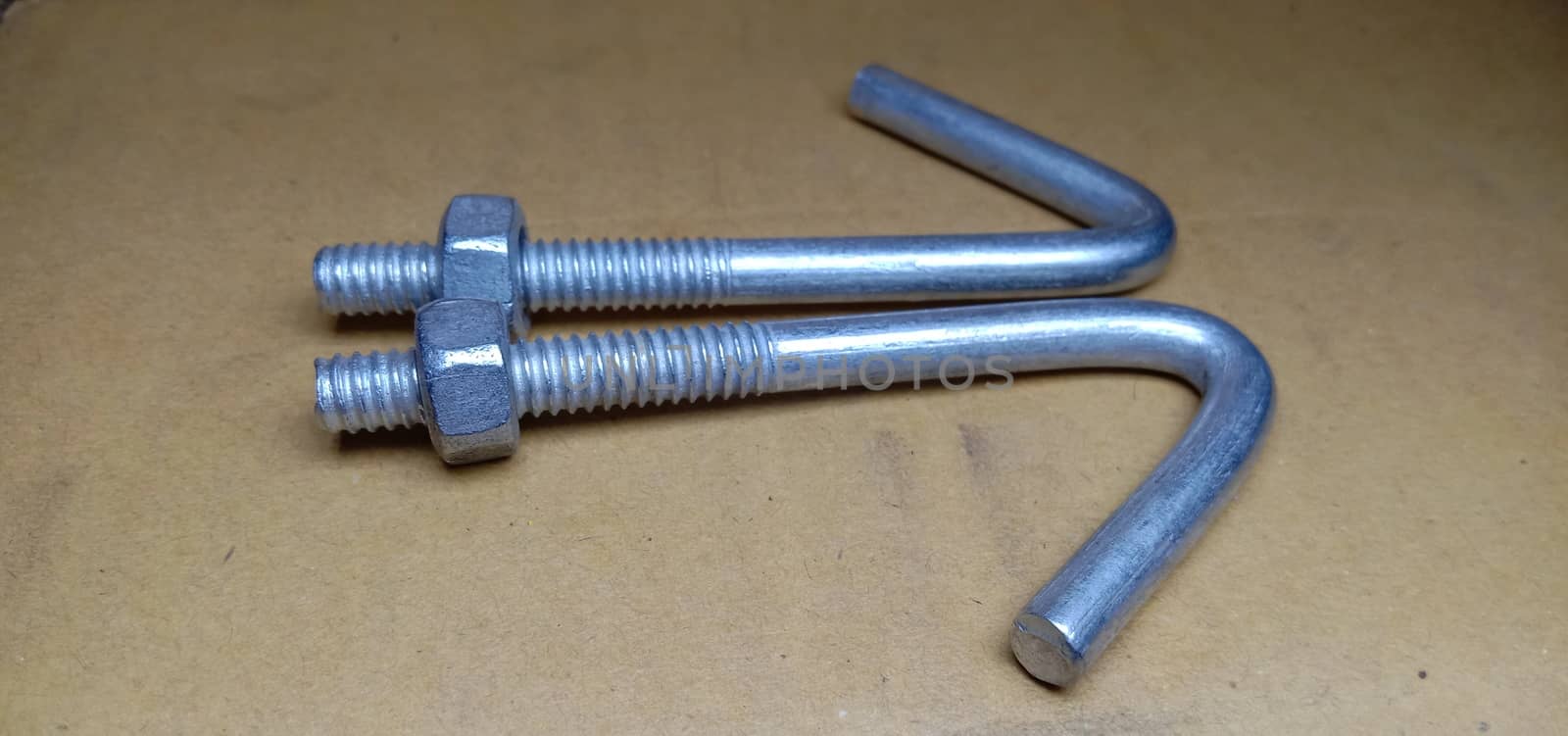 Iron Made Nut and Bolt Closeup For Sell