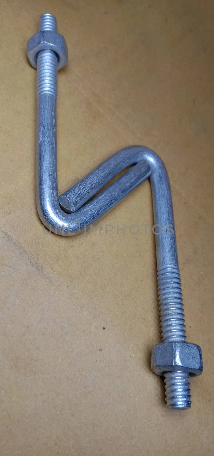 Iron Made Nut and Bolt Closeup For Sell