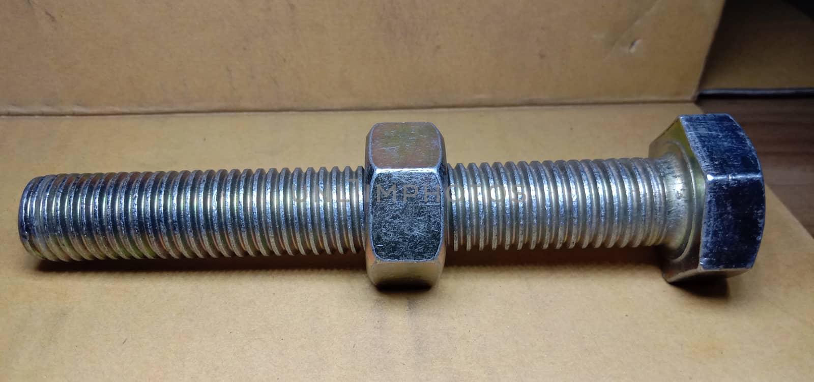 Iron Made Nut and Bolt Closeup For Sell