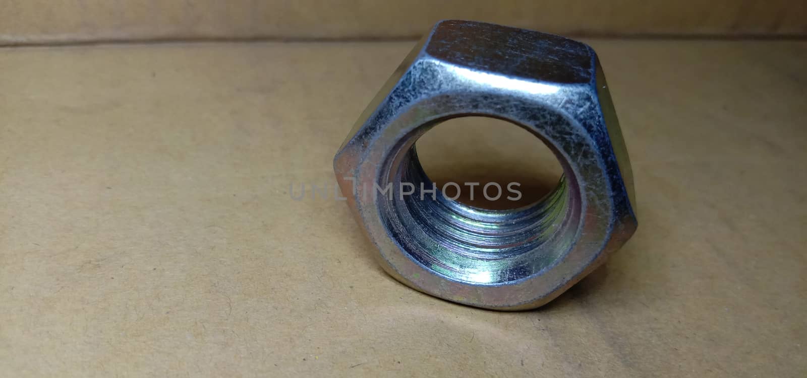 Iron Made Nut and Bolt Closeup For Sell