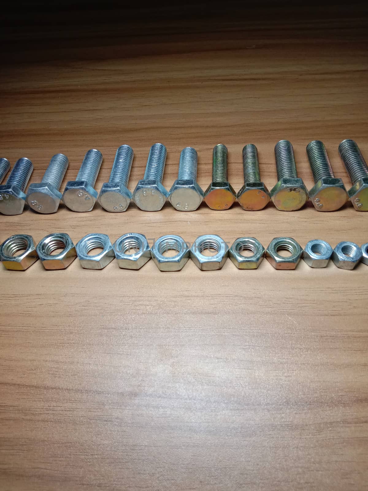 Iron Made Nut and Bolt Closeup For Sell