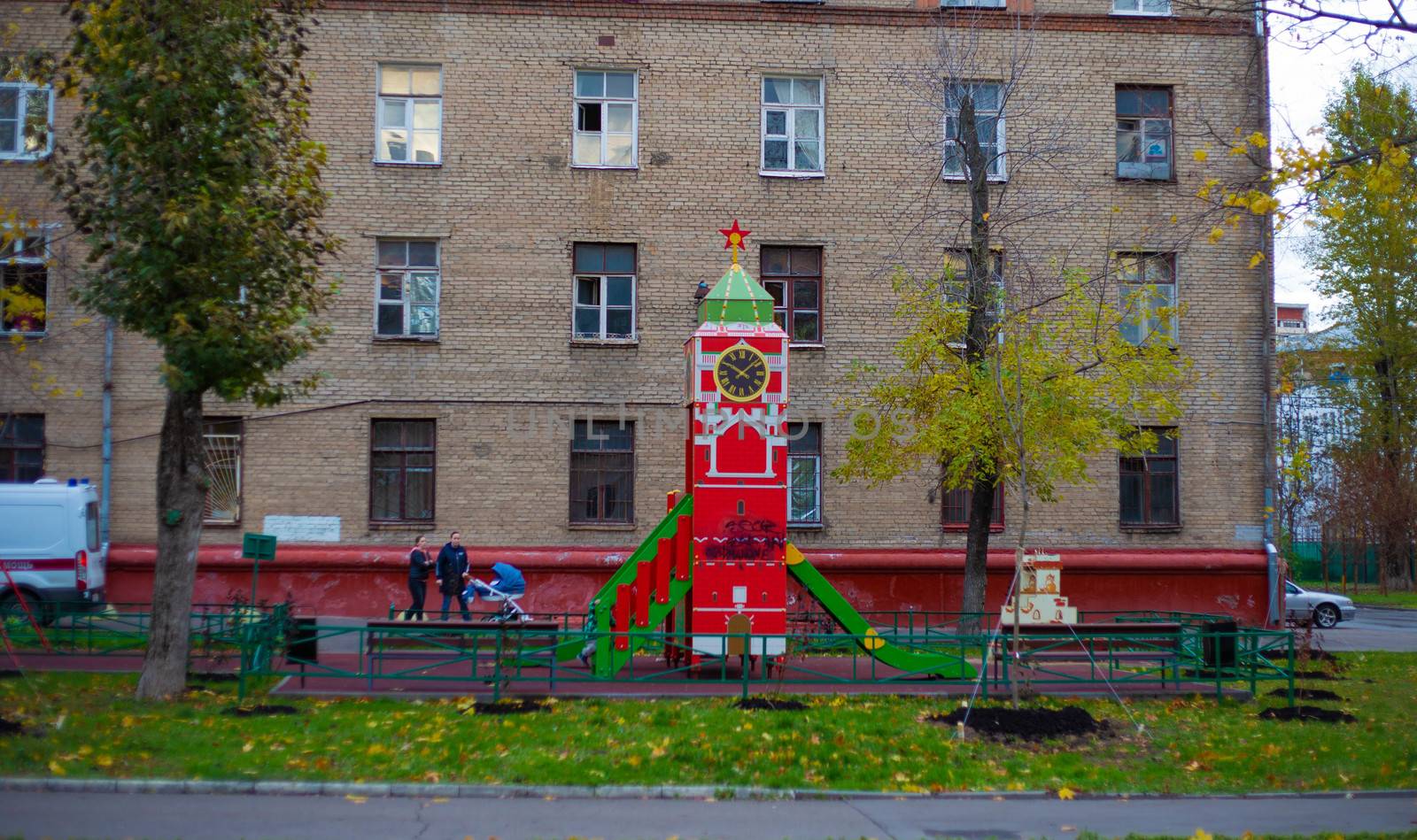 Children's yard in Moscow by L86
