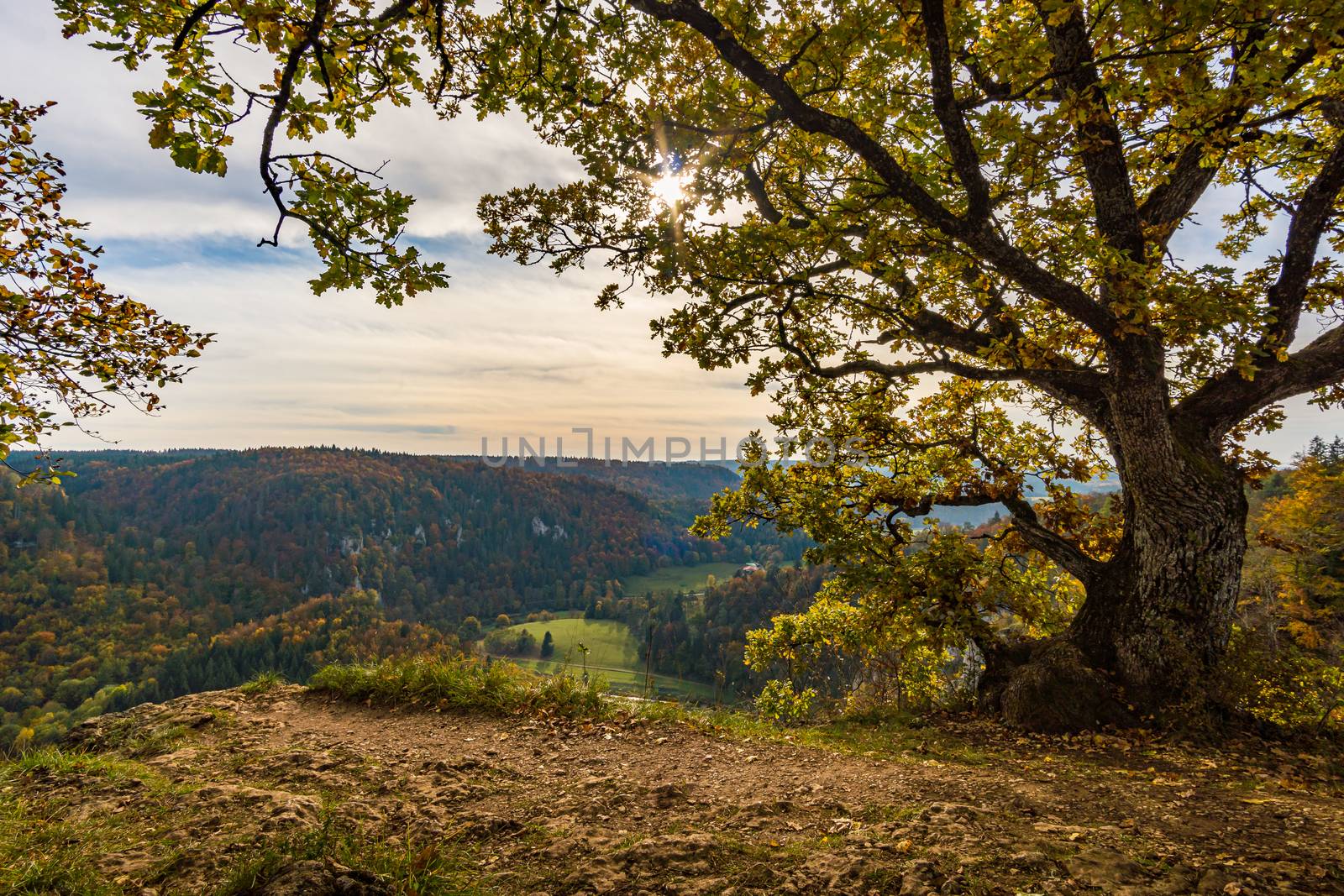 Fantastic autumn hike in the beautiful Danube valley near the Beuron monastery by mindscapephotos