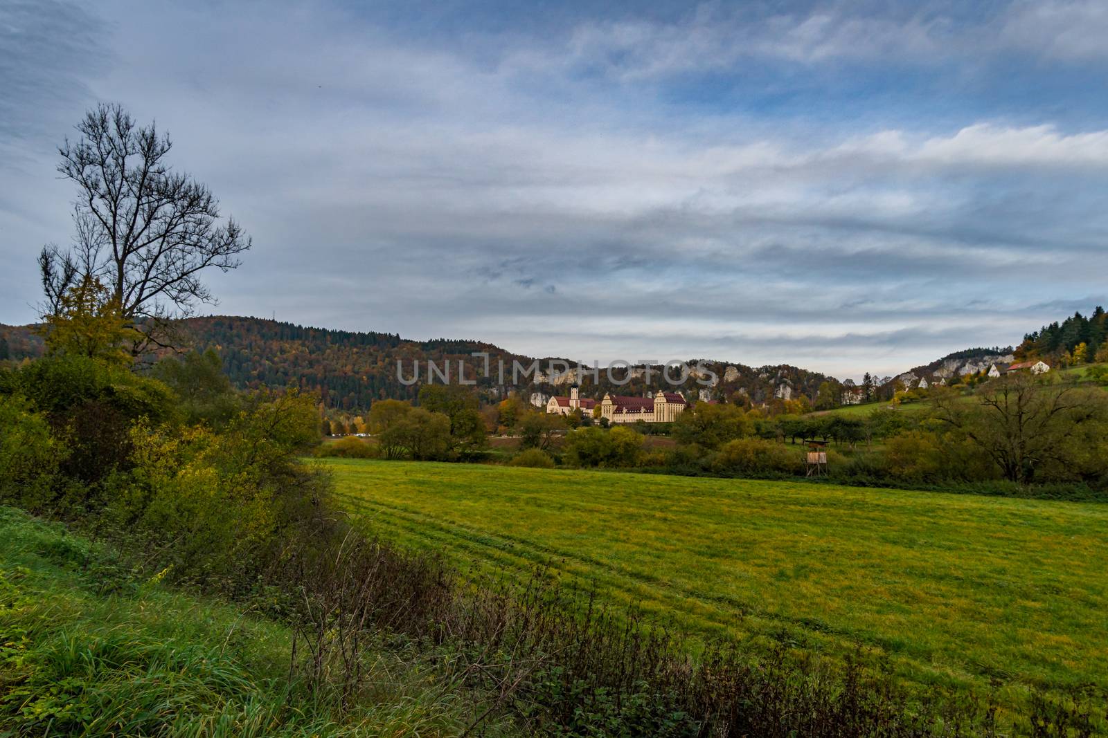 Fantastic autumn hike in the beautiful Danube valley at the Beuron monastery with beautiful views and rocks