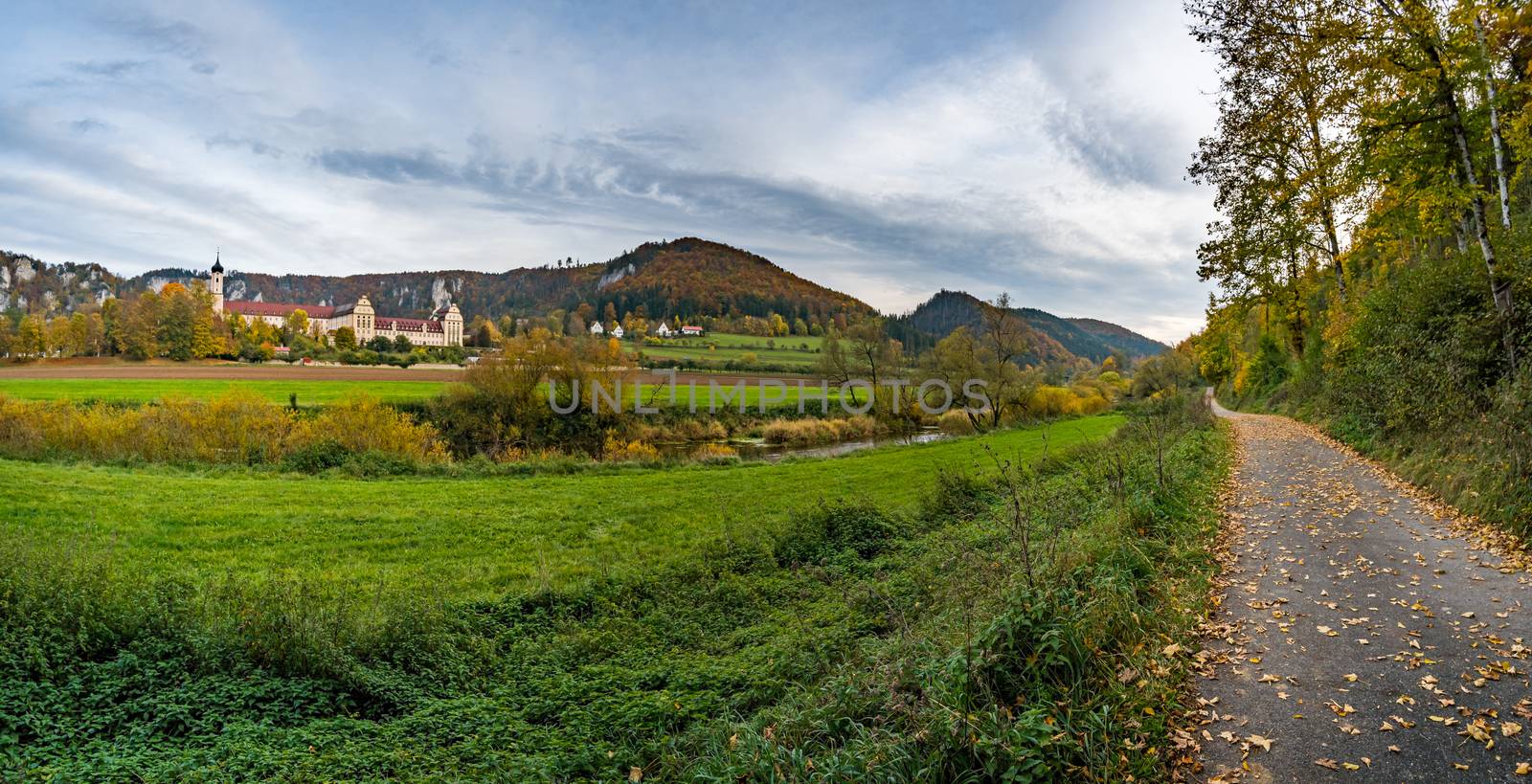 Fantastic autumn hike in the beautiful Danube valley near the Beuron monastery by mindscapephotos