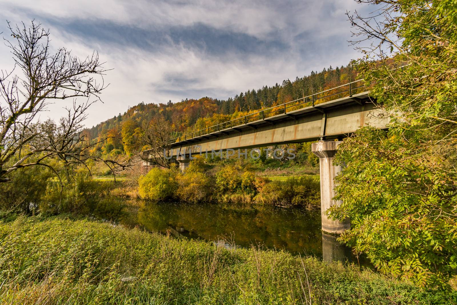 Fantastic autumn hike in the beautiful Danube valley at the Beuron monastery with beautiful views and rocks