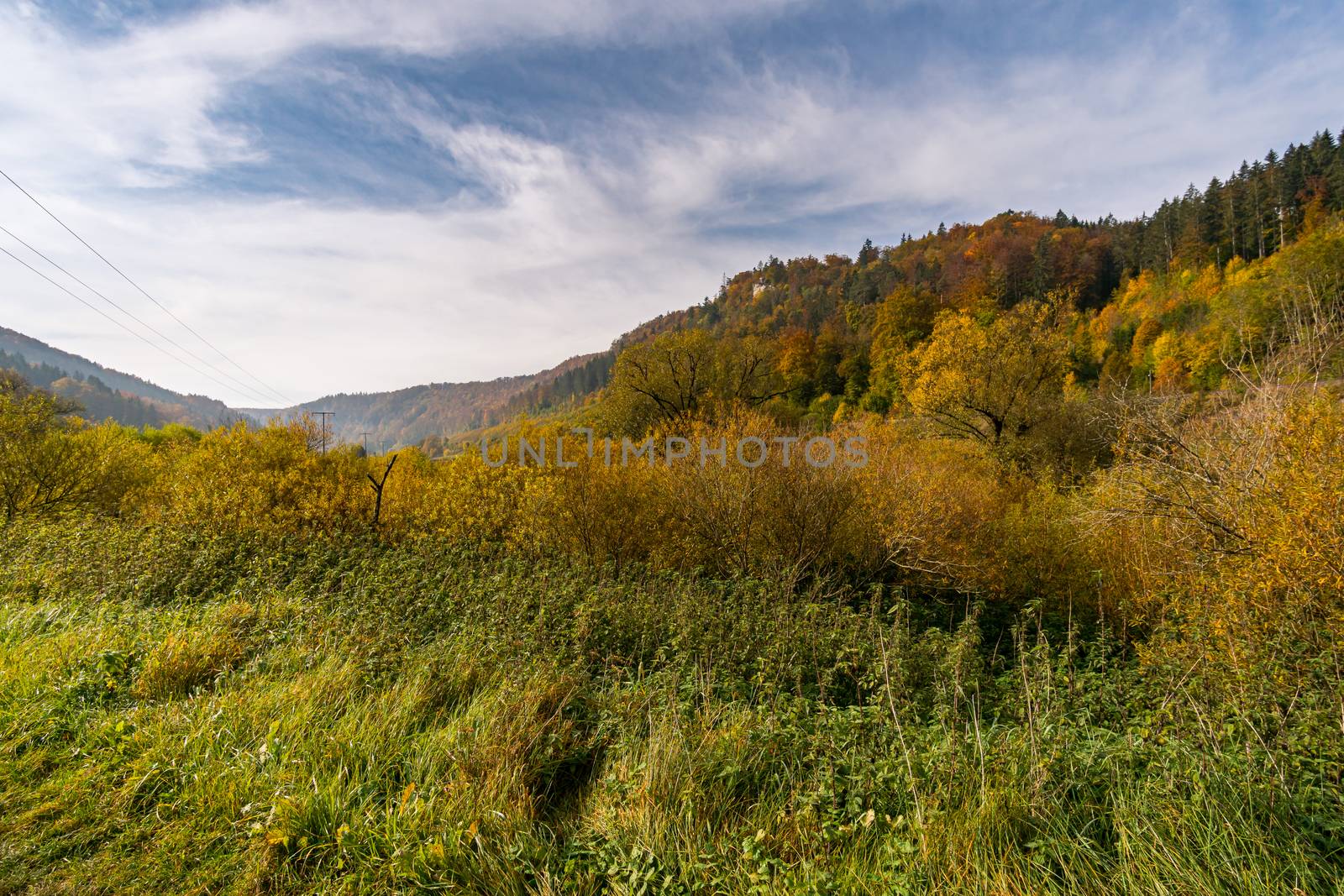 Fantastic autumn hike in the beautiful Danube valley at the Beuron monastery with beautiful views and rocks