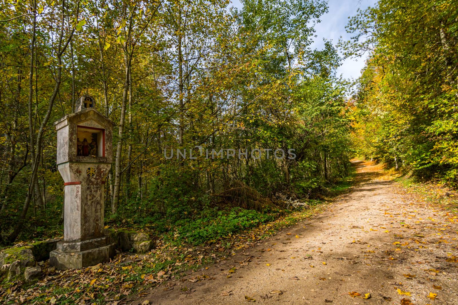 Holy Way of the Cross to the Lourdes Grotto a pilgrimage site to the Chapel in the Liebfrauental by mindscapephotos