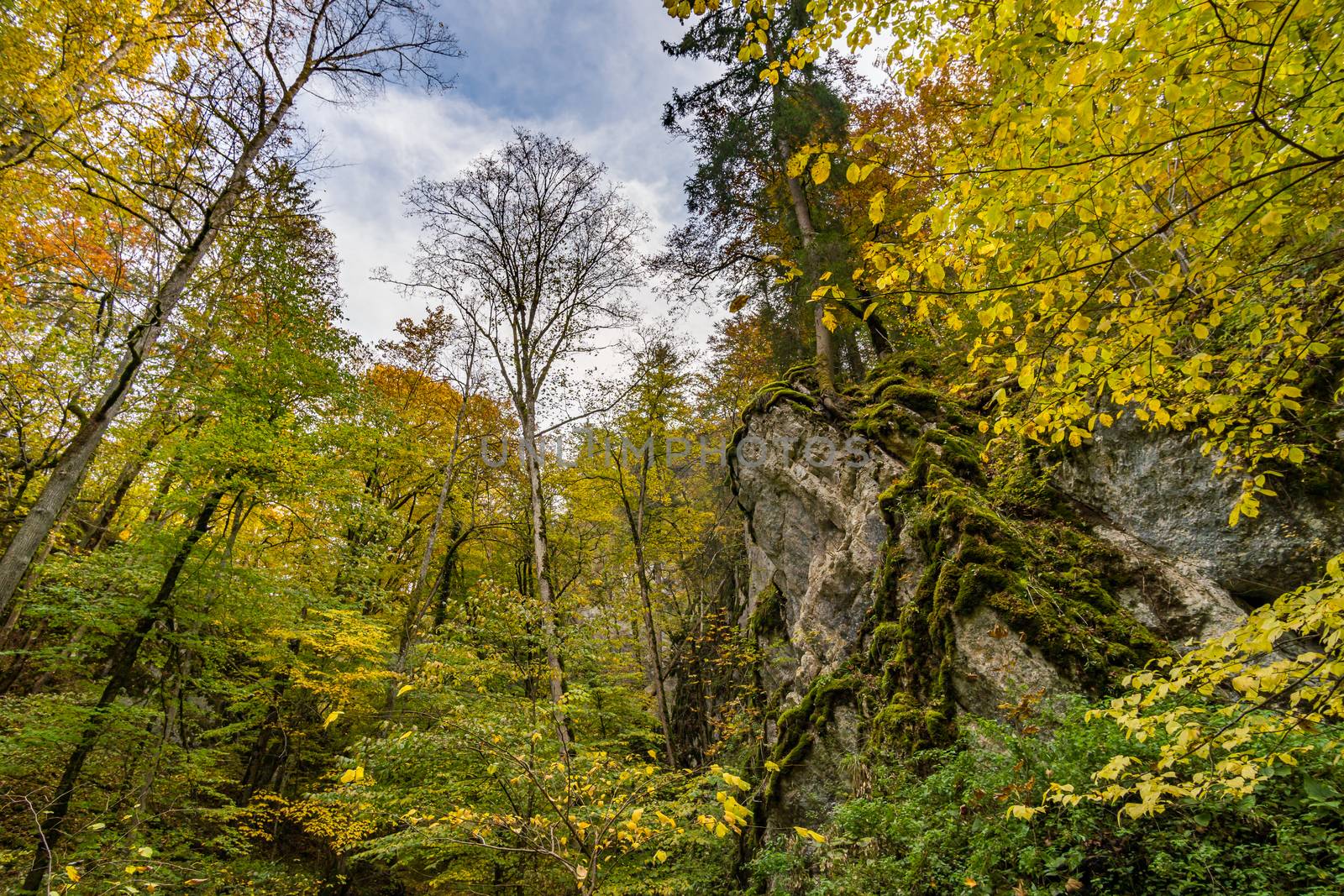 Fantastic autumn hike in the beautiful Danube valley at the Beuron monastery with beautiful views and rocks