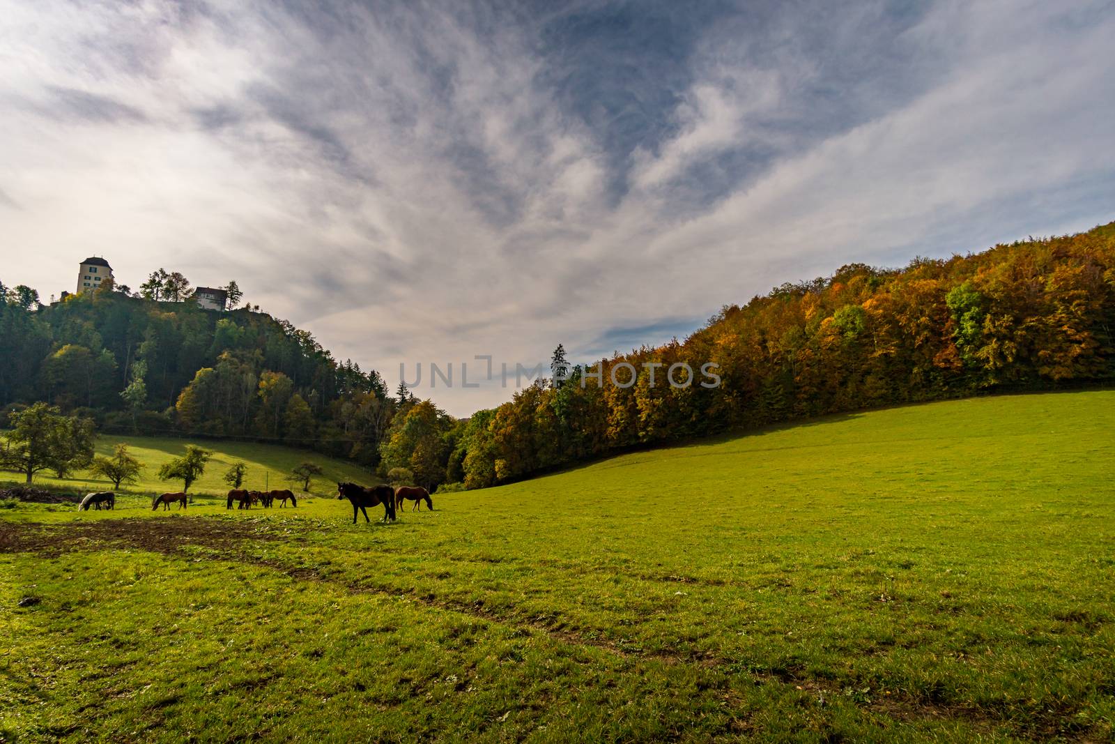 Fantastic autumn hike in the beautiful Danube valley at the Beuron monastery with beautiful views and rocks