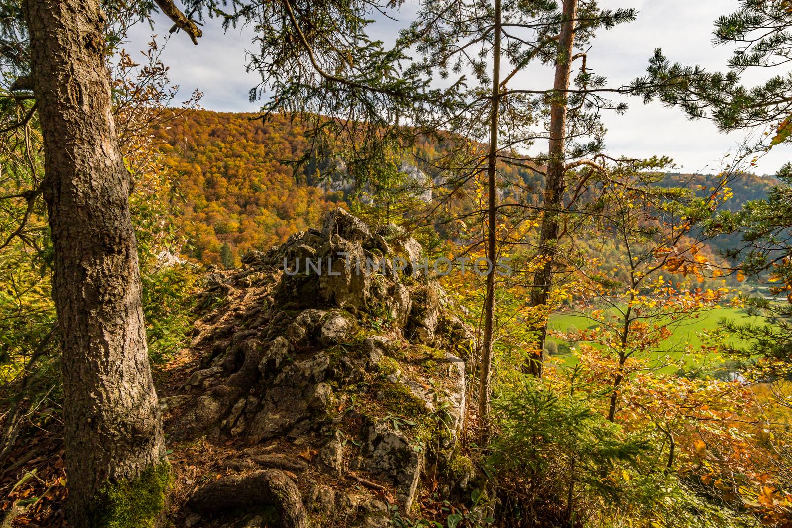 Fantastic autumn hike in the beautiful Danube valley near the Beuron monastery by mindscapephotos