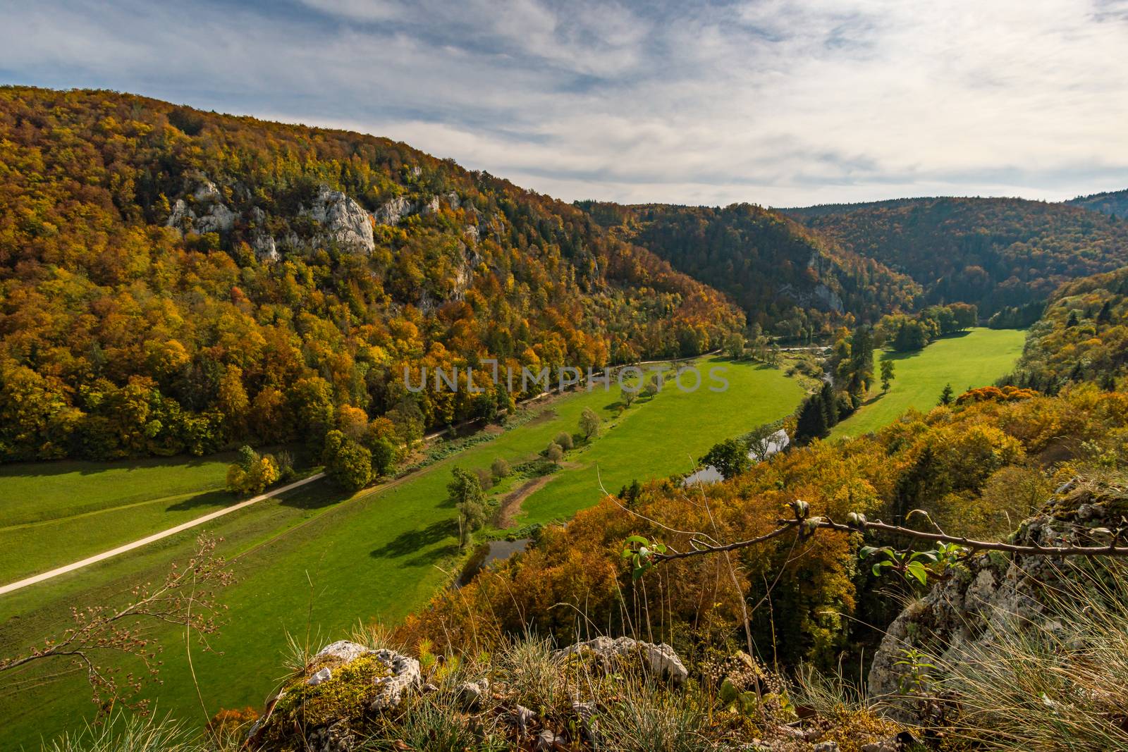 Fantastic autumn hike in the beautiful Danube valley near the Beuron monastery by mindscapephotos