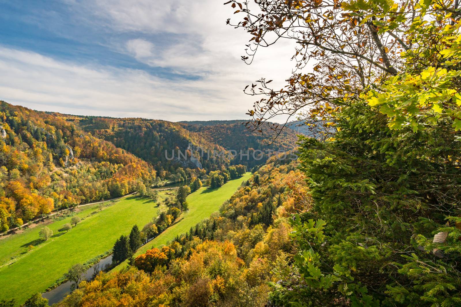 Fantastic autumn hike in the beautiful Danube valley at the Beuron monastery with beautiful views and rocks