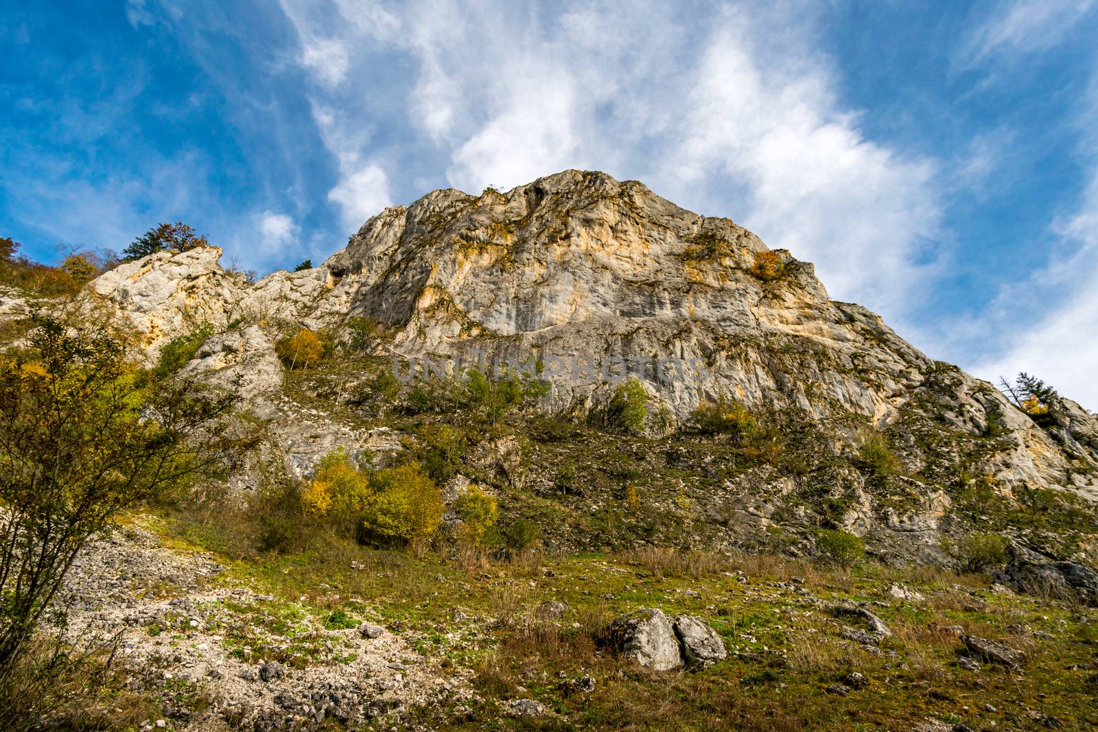 Fantastic autumn hike in the beautiful Danube valley at the Beuron monastery with beautiful views and rocks