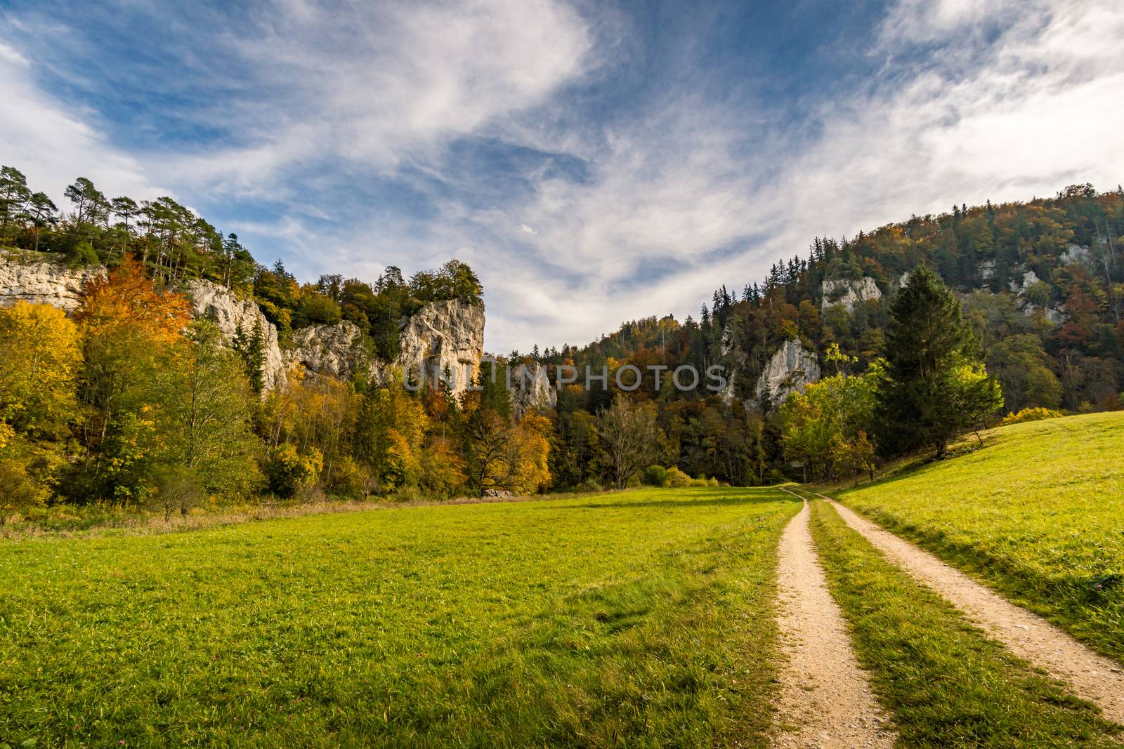 Fantastic autumn hike in the beautiful Danube valley near the Beuron monastery by mindscapephotos