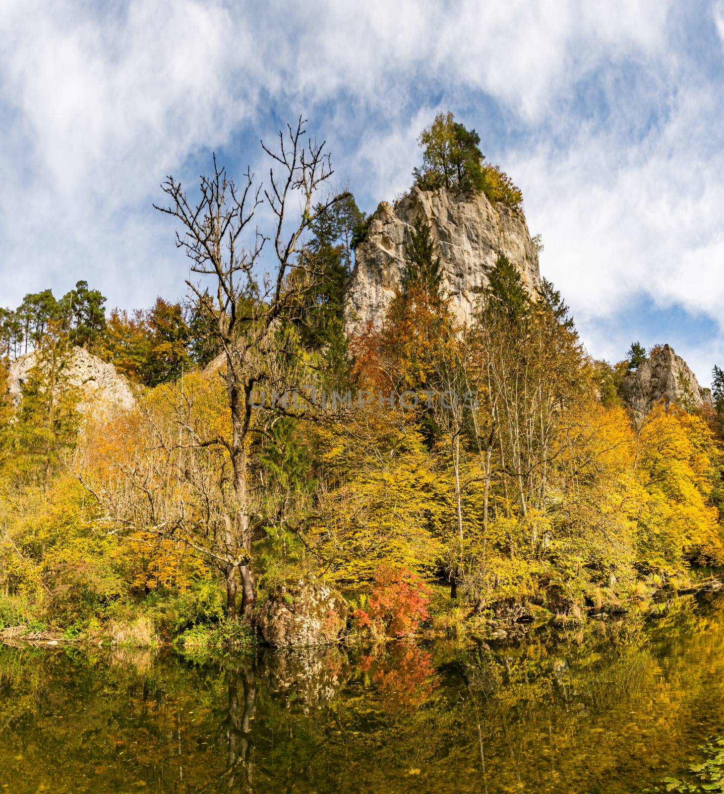 Fantastic autumn hike in the beautiful Danube valley near the Beuron monastery by mindscapephotos