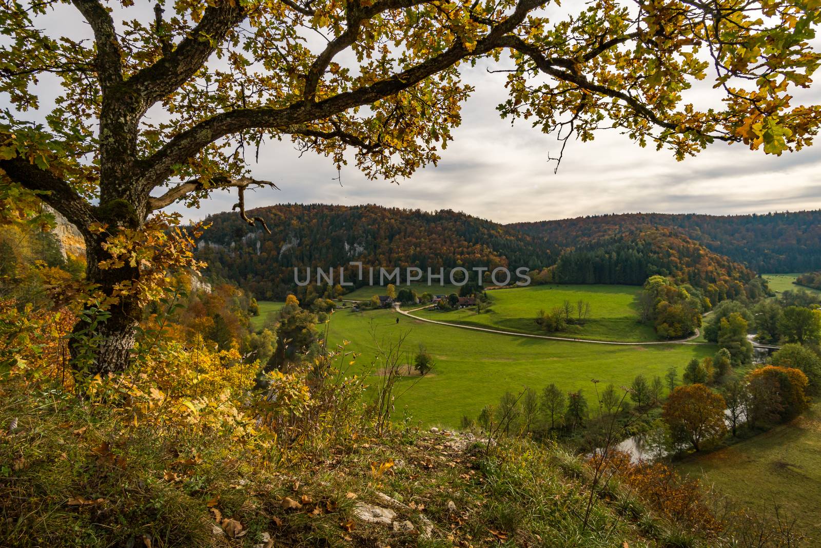 Fantastic autumn hike in the beautiful Danube valley near the Beuron monastery by mindscapephotos